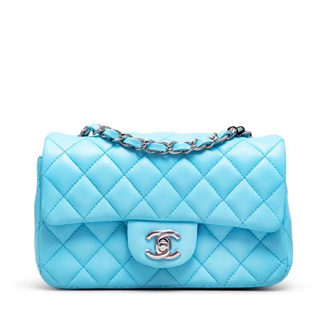 chanel classic single flap bag quilted lambskin mini|2021.